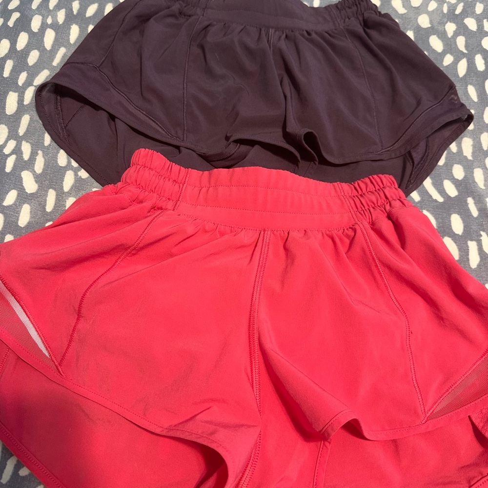 Lululemon Hotty hots 2.5 black and pink bundle for sale EUC